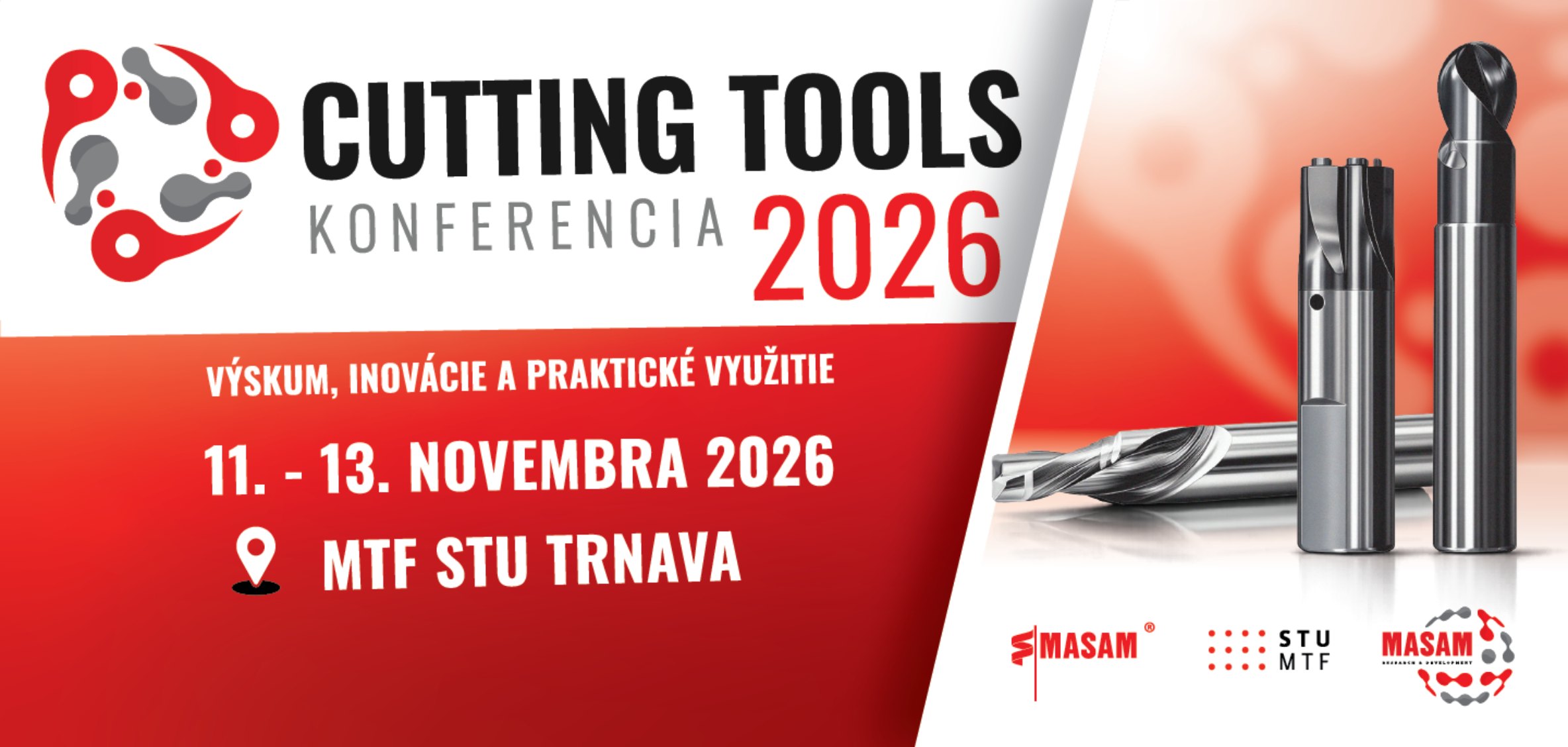 Cutting Tools konferencia 2026 – Výskum, inovácie a praktické využitie, 11. – 13. novembra 2026, MTF STU Trnava